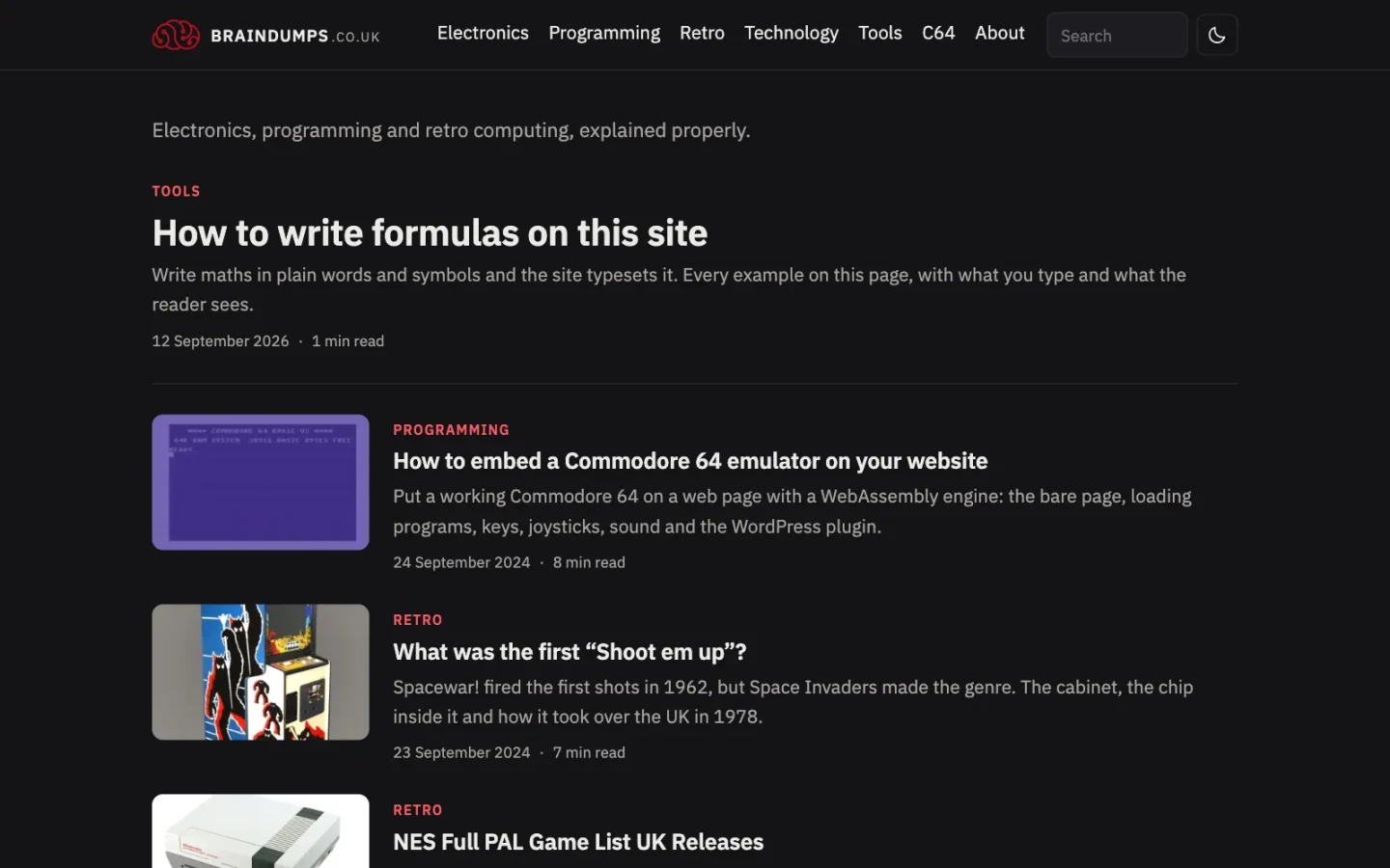 The Braindumps home page